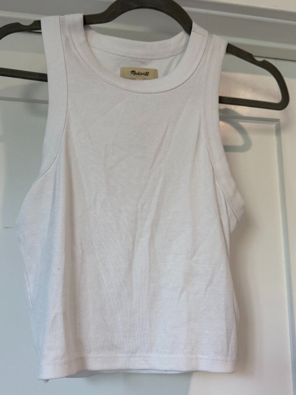 Madewell Rib Crop Tank - Picture 2 of 4
